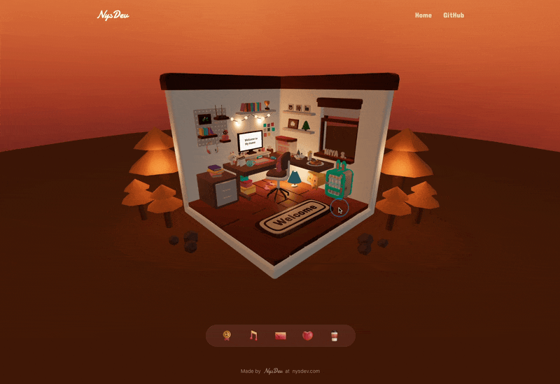 My Cute 3D Room